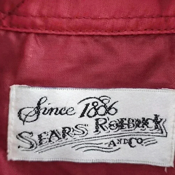 Vintage Sears Roebuck and Co Wool Button Down Long sleeve Plaid Men's Shirt M - Picture 5 of 9